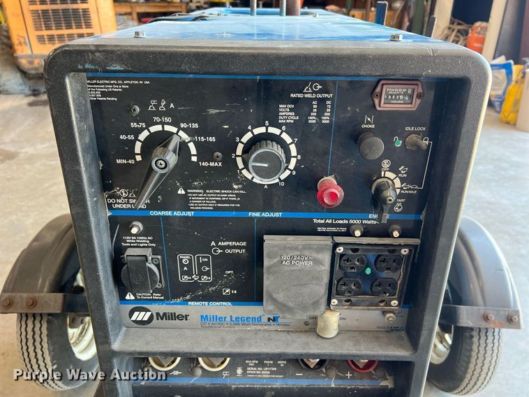 image for item LI9607 Miller Legend NT  welder/generator