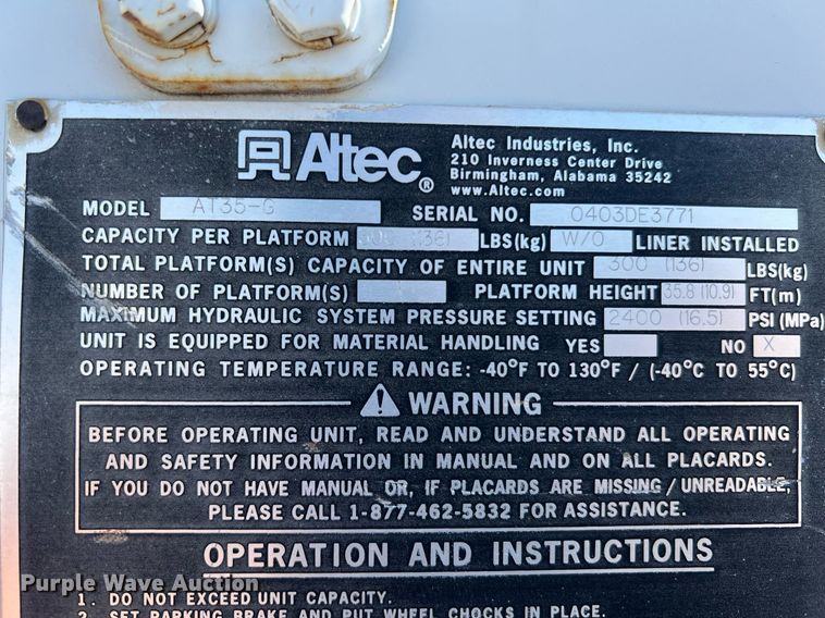 image for item LI9608 2003 Ford F550 Super Duty XL  bucket truck