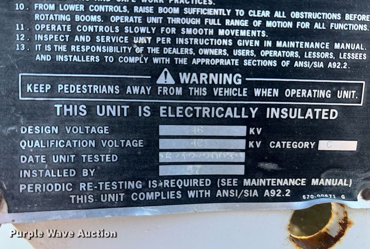 image for item LI9608 2003 Ford F550 Super Duty XL  bucket truck