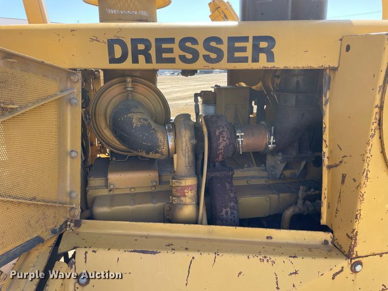 image for item LJ9609 1987 Dresser TD20G  dozer with Bron tile plow