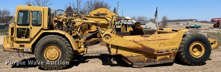 image for item LJ9612 1986 Caterpillar 621B  conventional scraper