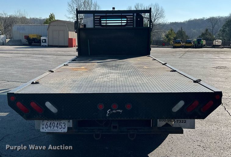 image for item LN9435 2016 Isuzu NPR HD  flatbed truck