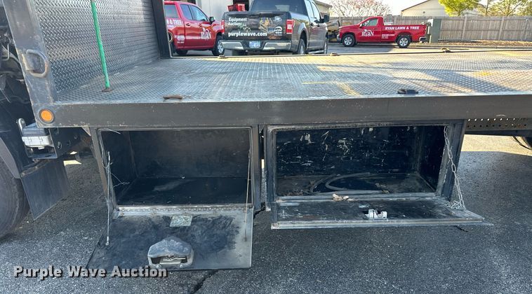 image for item LN9435 2016 Isuzu NPR HD  flatbed truck