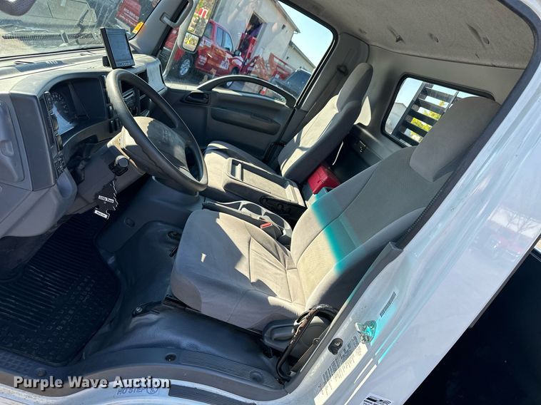 image for item LN9435 2016 Isuzu NPR HD  flatbed truck