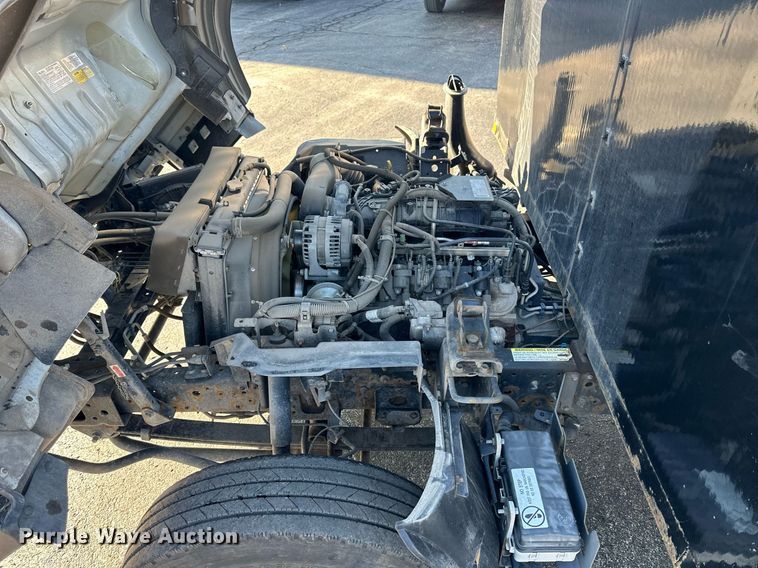 image for item LN9435 2016 Isuzu NPR HD  flatbed truck