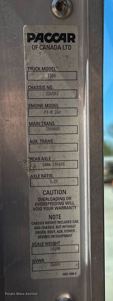 image for item LR9684 2008 Kenworth T300  dump truck