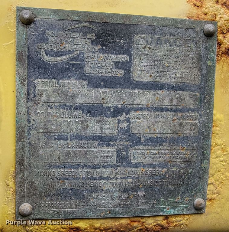 image for item LV9456 2006 Kenworth W900  ready mix truck