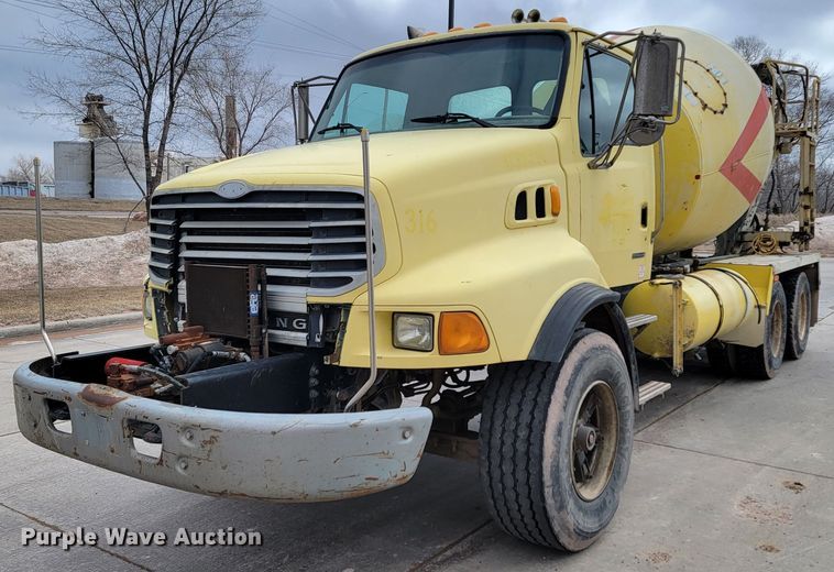 image for item LV9458 2002 Sterling LT8500  ready mix truck