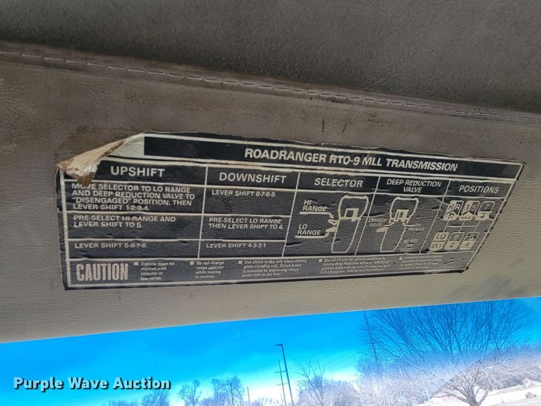 image for item LV9458 2002 Sterling LT8500  ready mix truck