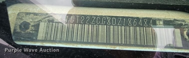 image for item LV9460 2013 GMC Sierra 2500HD  Ext. Cab pickup truck