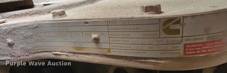 image for item LV9463 1989 Ingersoll Rand 825  air compressor