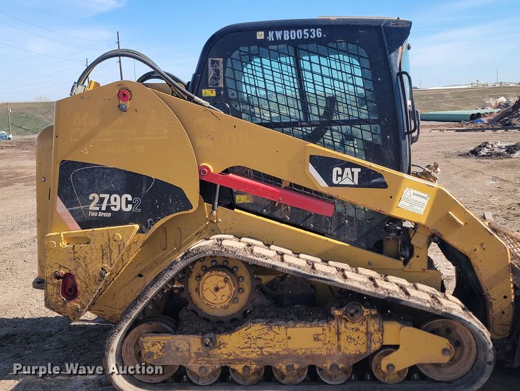 image for item LV9471 2012 Caterpillar 279C2  tracked skid steer loader