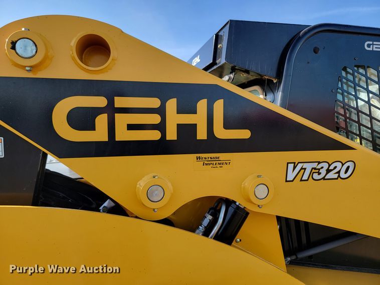 image for item LV9486 2021 Gehl VT320  tracked skid steer loader