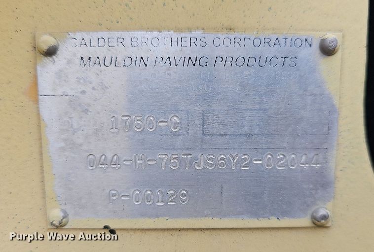 image for item MB9933 Mauldin 1750-C  paver