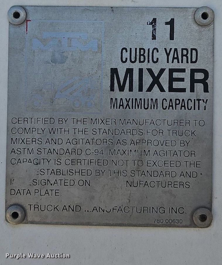 image for item MB9956 2001 Sterling LT9500  ready mix truck