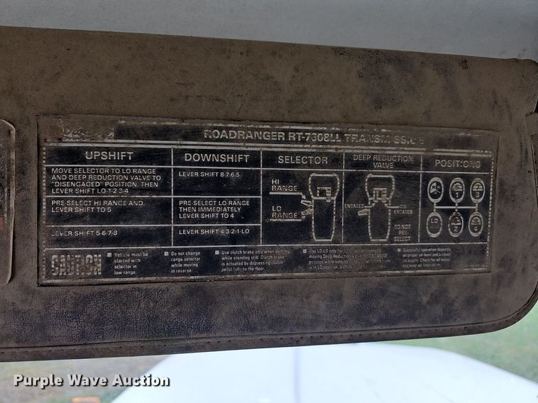 image for item MB9975 1995 Ford LT8000  ready mix truck