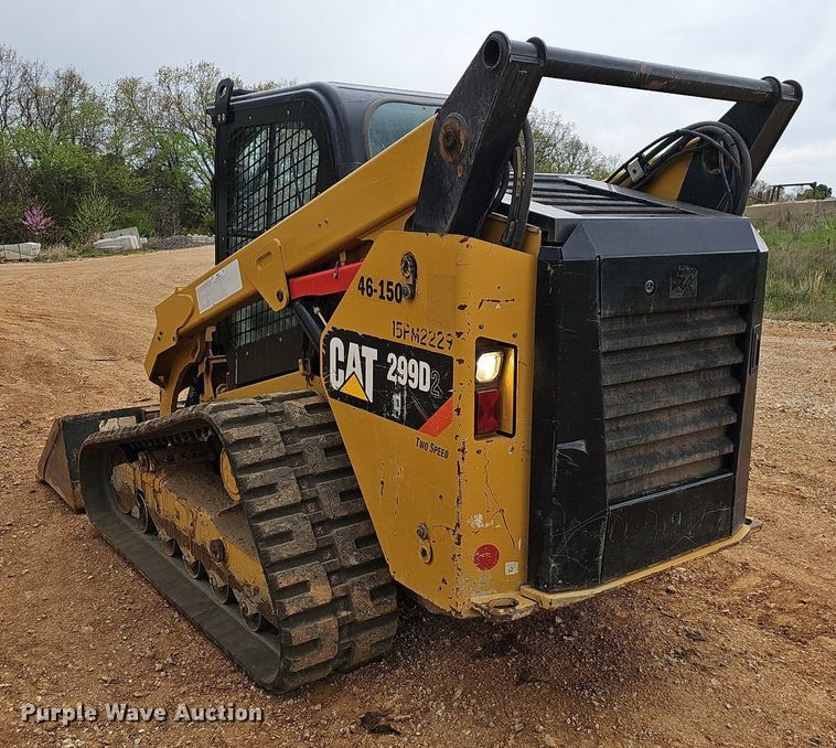 image for item MB9977 2016 Caterpillar 299D2  tracked skid steer loader