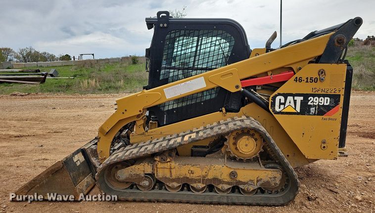 image for item MB9977 2016 Caterpillar 299D2  tracked skid steer loader