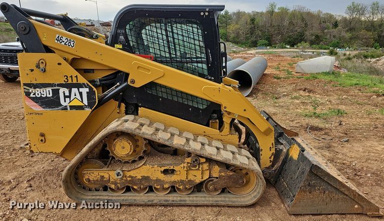 image for item MB9978 2015 Caterpillar 289D  tracked skid steer loader