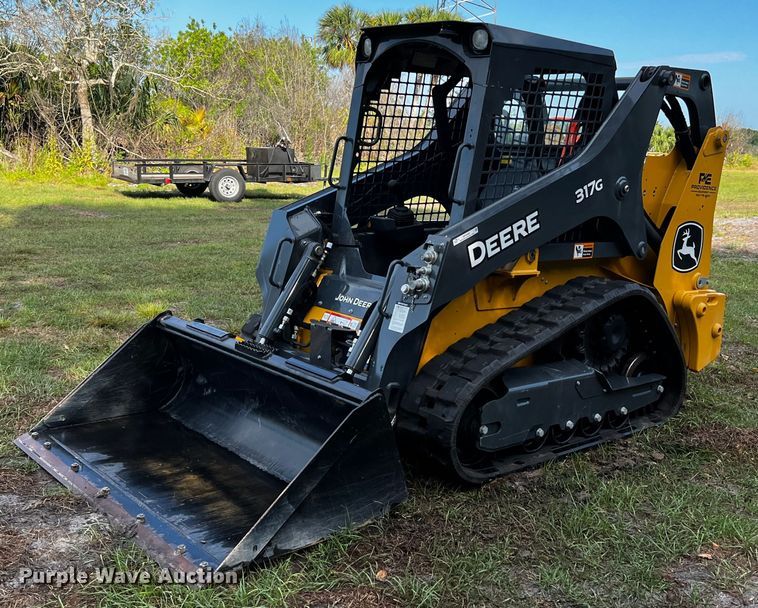 image for item MF9888 2022 John Deere 317G  tracked skid steer loader