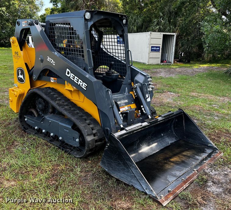 image for item MF9888 2022 John Deere 317G  tracked skid steer loader