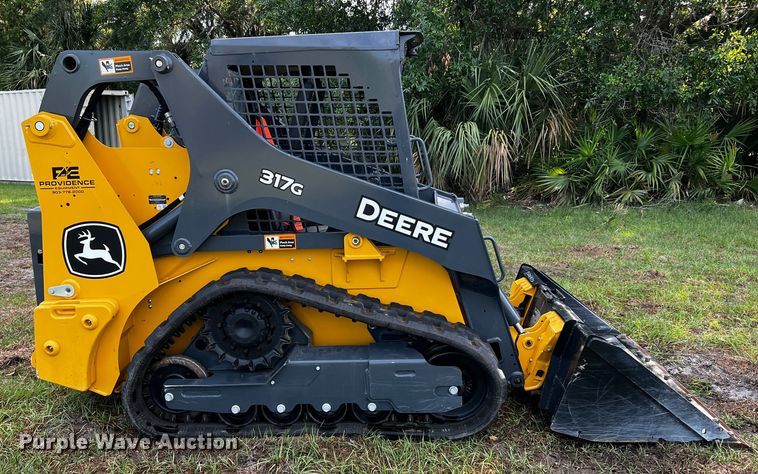 image for item MF9888 2022 John Deere 317G  tracked skid steer loader
