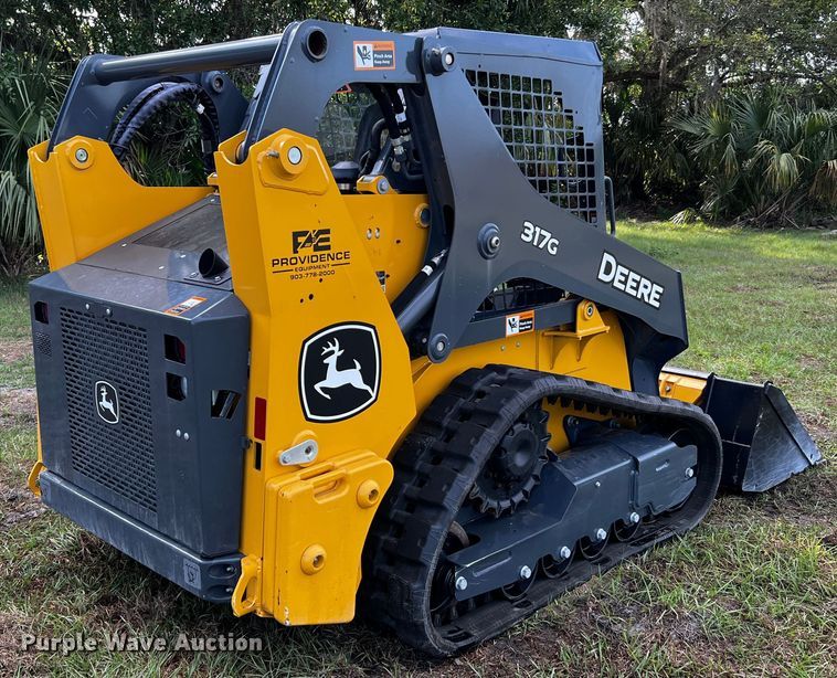 image for item MF9888 2022 John Deere 317G  tracked skid steer loader