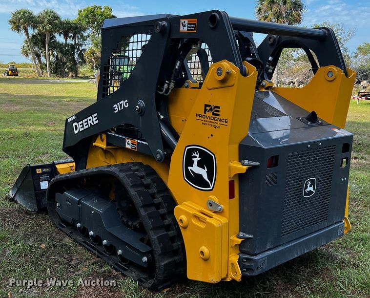 image for item MF9888 2022 John Deere 317G  tracked skid steer loader