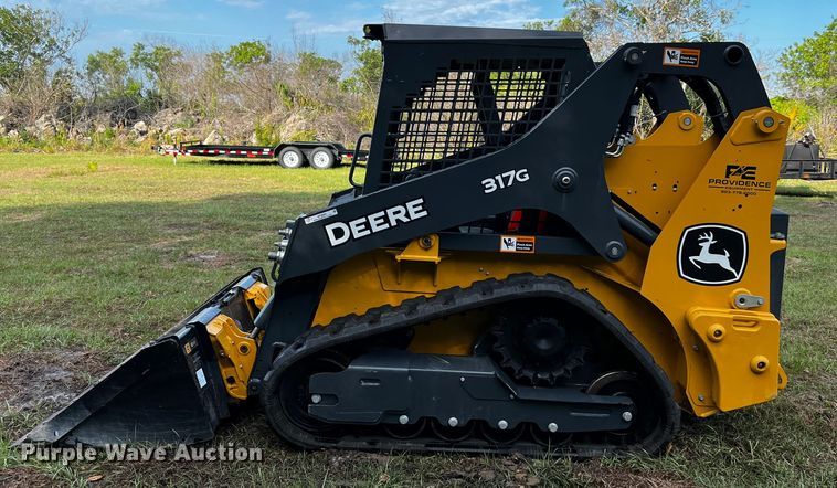 image for item MF9888 2022 John Deere 317G  tracked skid steer loader