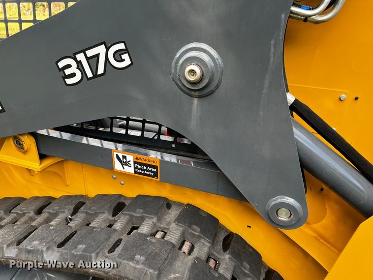 image for item MF9888 2022 John Deere 317G  tracked skid steer loader