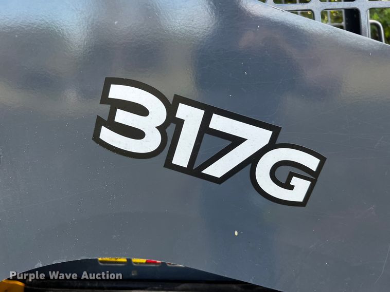 image for item MF9888 2022 John Deere 317G  tracked skid steer loader