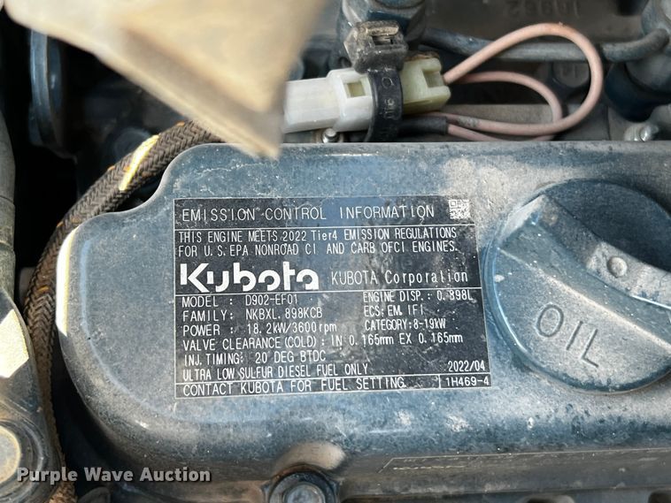 image for item MF9892 2022 Bobcat MT100  compact utility loader