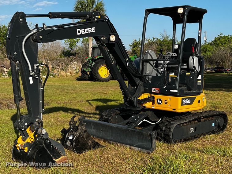 image for item MF9894 2022 John Deere 35G  mini excavator
