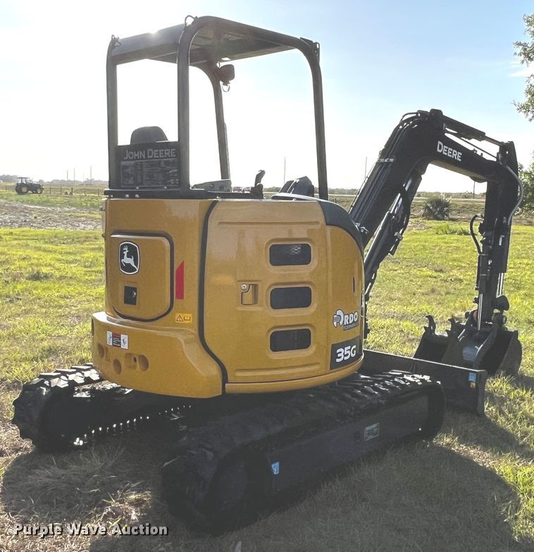 image for item MF9894 2022 John Deere 35G  mini excavator