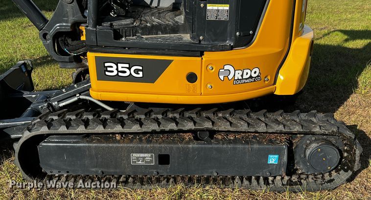image for item MF9894 2022 John Deere 35G  mini excavator