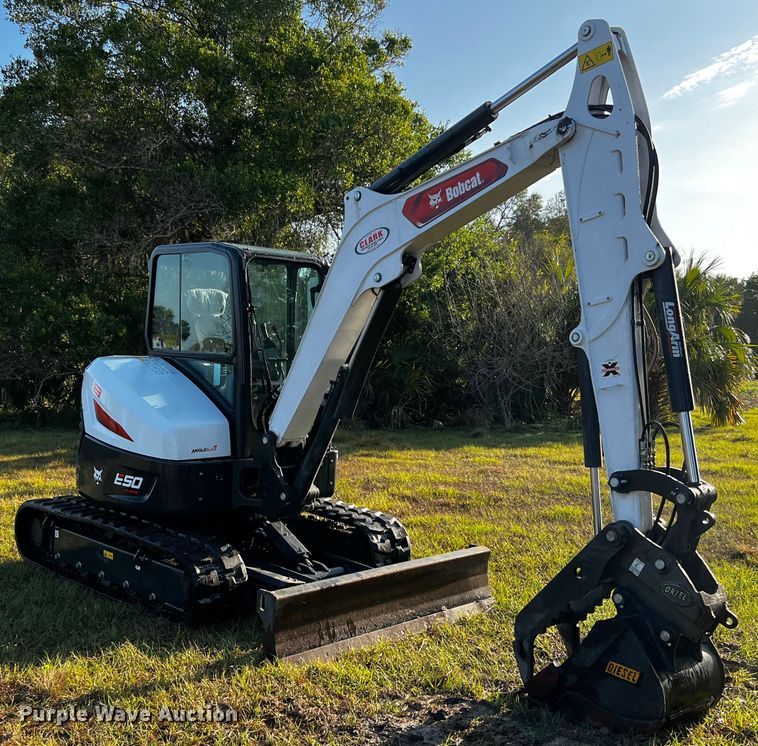 image for item MF9895 2022 Bobcat E50  mini excavator