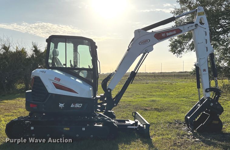 image for item MF9895 2022 Bobcat E50  mini excavator