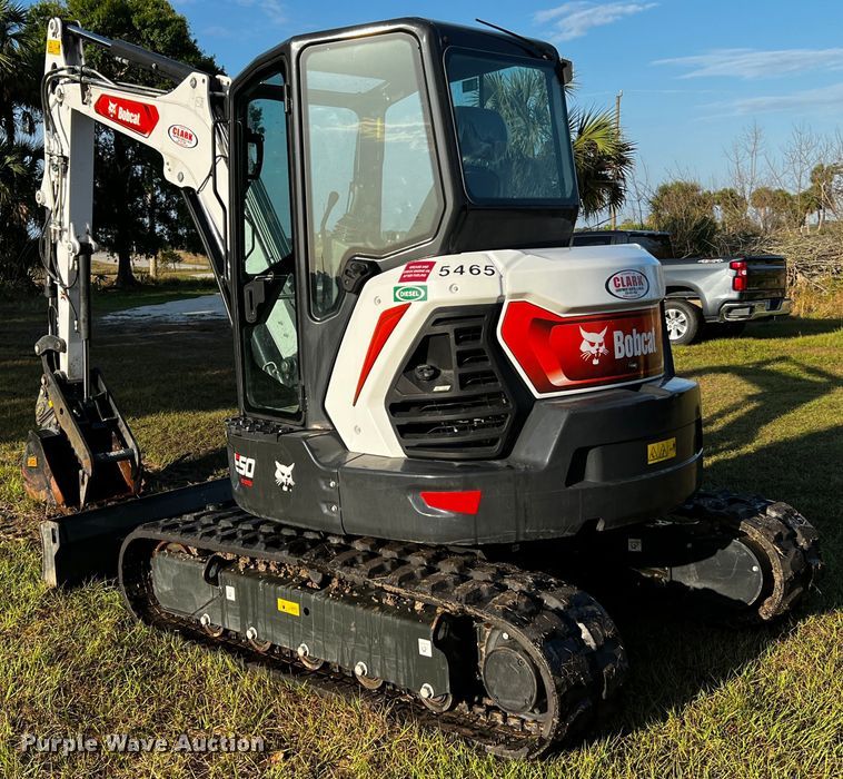 image for item MF9895 2022 Bobcat E50  mini excavator