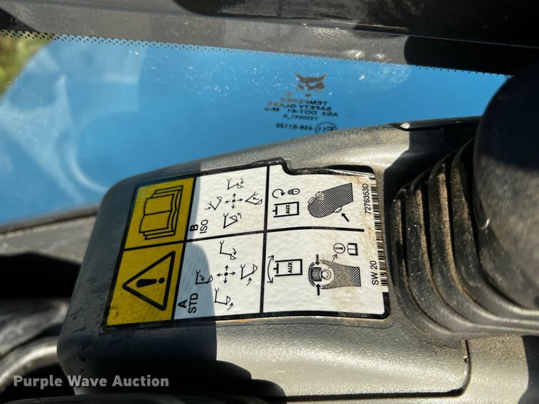 image for item MF9895 2022 Bobcat E50  mini excavator