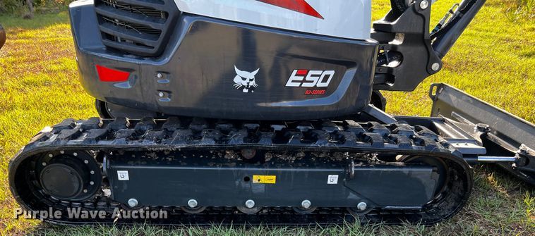 image for item MF9895 2022 Bobcat E50  mini excavator