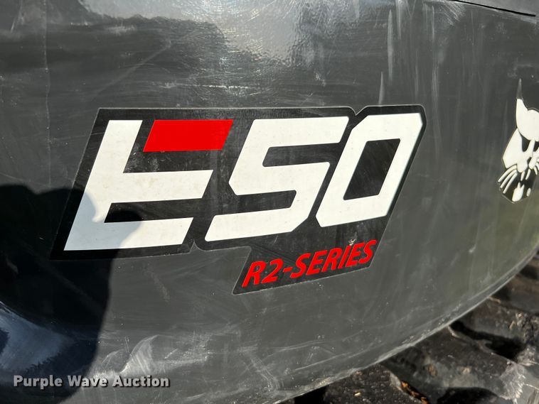 image for item MF9895 2022 Bobcat E50  mini excavator