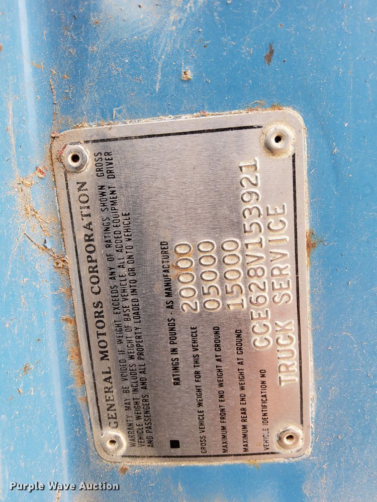 image for item MF9905 1978 Chevrolet C60  dump truck