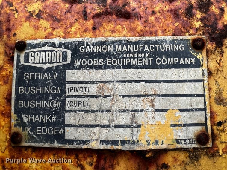 image for item MF9910 (6) backhoe buckets