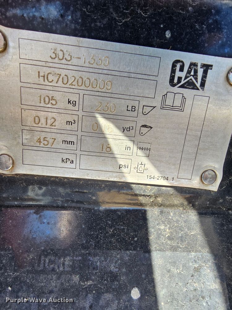 image for item MI9453 18" W backhoe bucket