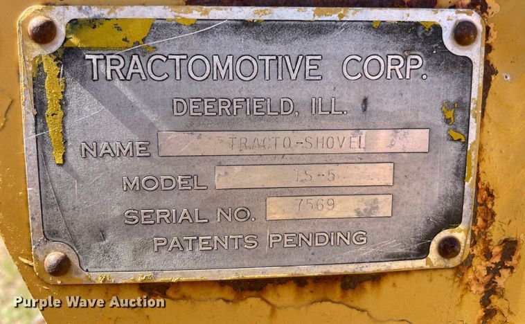 image for item MM9489 Tracto Shovel TS-5  track loader