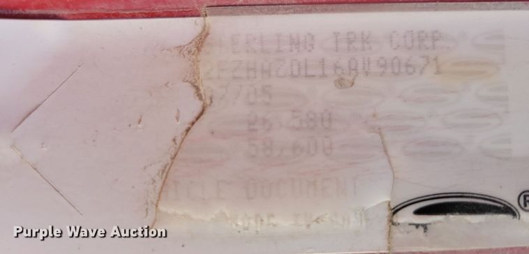 image for item MO9628 2006 Sterling LT9500  dump truck