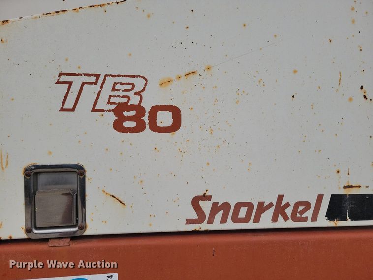 image for item MO9664 1999 Snorkel TB80  boom lift