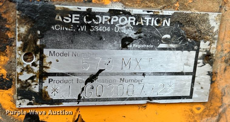 image for item MQ9867 2002 Case 570M XT  landscape tractor