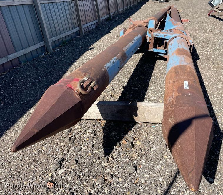 image for item MS9546 (2) 43'6" L x 10" diameter dredge spuds