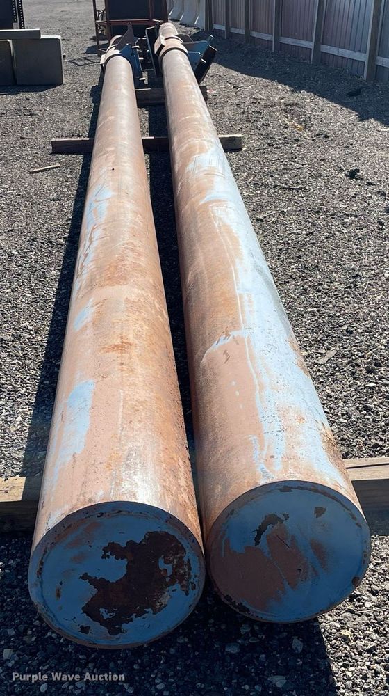 image for item MS9546 (2) 43'6" L x 10" diameter dredge spuds